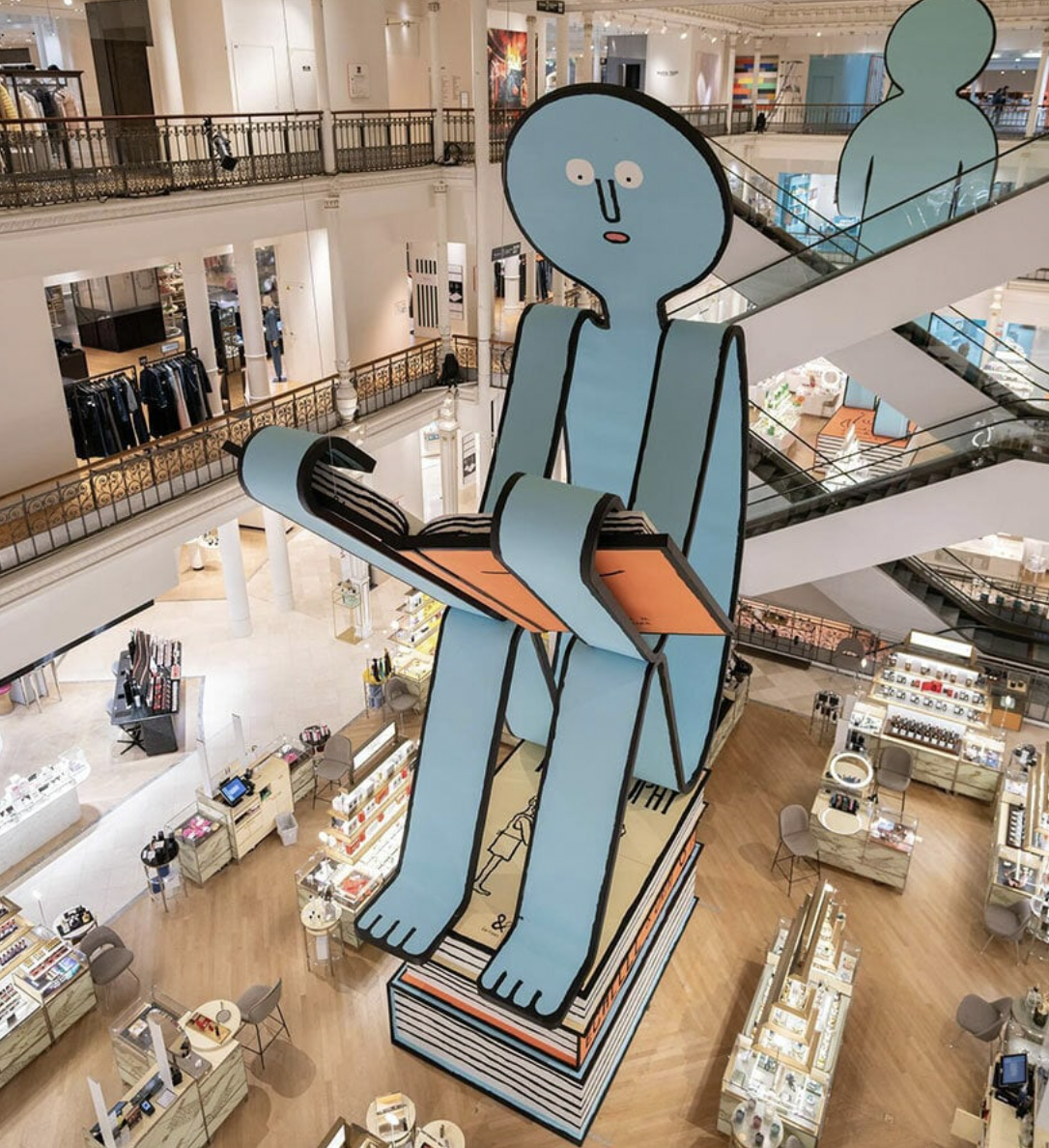 Jean Jullien paper giants